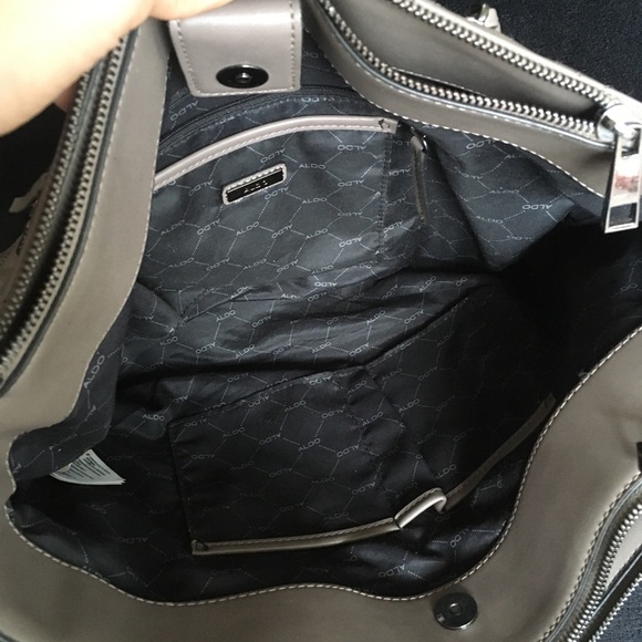 ALDO Gray Shoulder Bag Purse - Picture 14 of 16